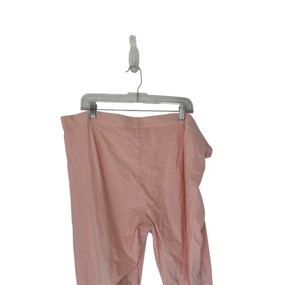 J. Jill Linen Stretch Pink Basic Mature Cropped Straight Leg Pants Size XL - Picture 3 of 10